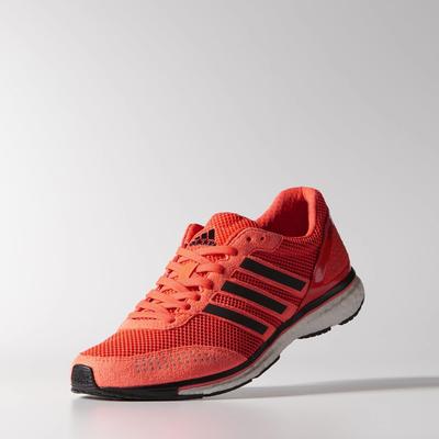 Adidas Mens Adizero Adios Boost 2.0 Running Shoes - Solar Red - main image