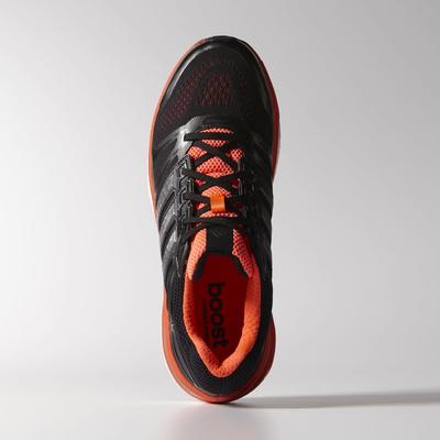 Adidas Mens Supernova Sequence Boost 7 Running Shoes - Black/Infrared - main image