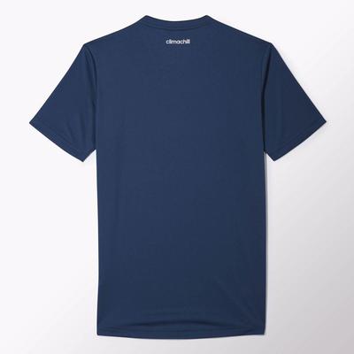 Adidas Mens ClimaChill Tee - Rich Blue - main image