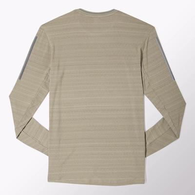 Adidas Mens Supernova Long Sleeve Tee - Tech Beige/Black - main image