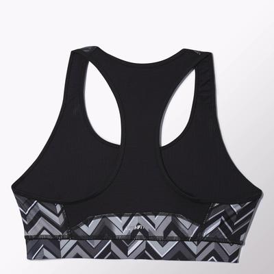Adidas TechFit Sports Bra - Black/Print - main image