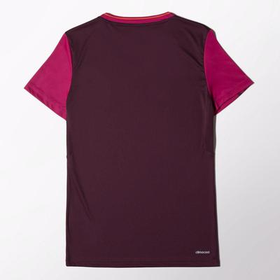 Adidas Womens Response Tee - Amazon Red/Bold Pink - main image
