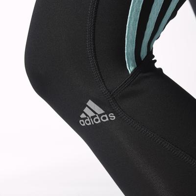 Adidas Womens Response 3/4 Tights - Black/Frost Mint - main image