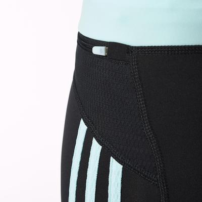 Adidas Womens Response 3/4 Tights - Black/Frost Mint - main image