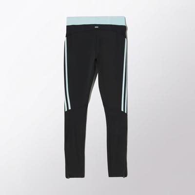 Adidas Womens Response Long Tights - Black/Solar Pink - main image