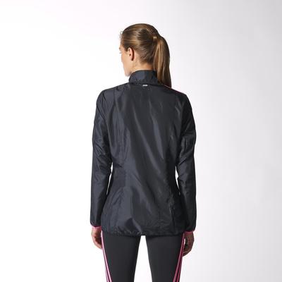 Adidas Womens Response Wind Jacket - Black/Solar Pink - main image