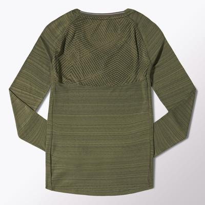 Adidas Womens Supernova Long Sleeve Tee - Earth Green - main image