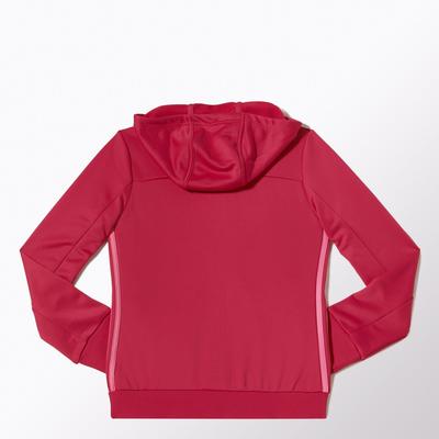 Adidas Girls Seperates Hooded Tracksuit - Bold Pink/Black - main image