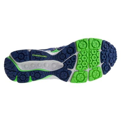 New Balance M680v2 Mens (D) Running Shoes - Blue/Neon-Green/White - main image
