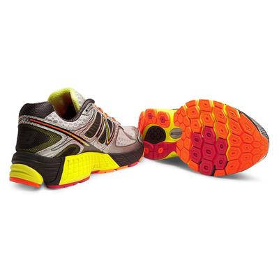 New Balance M860v4 Mens (D) Running Shoes - Silver/Orange/Yellow - main image