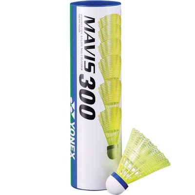 Yonex Mavis 300 Nylon Badminton Shuttlecocks - Yellow (Tube of 6) - main image