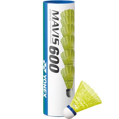 Yonex Mavis 600 Nylon Badminton Shuttlecocks - Yellow (Tube of 6) - main image