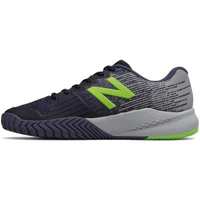 New Balance Mens 996v3 Tennis Shoes - Pigment/Light Cyclone/Lime (D) - main image
