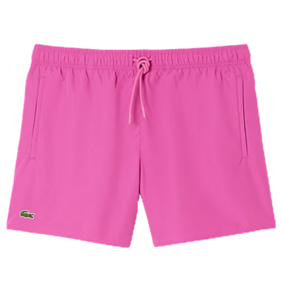 Lacoste Mens Swim Shorts - Pink/Green - main image