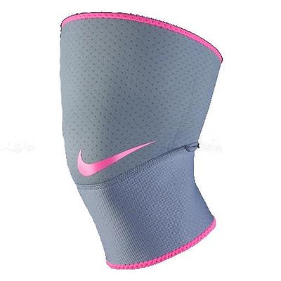 Nike Pro Closed Patella Knee Sleeve 2.0 - Grey/Pink Pow - main image