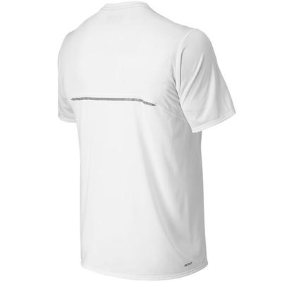New Balance Mens Accelerate Short Sleeve Top - White - main image