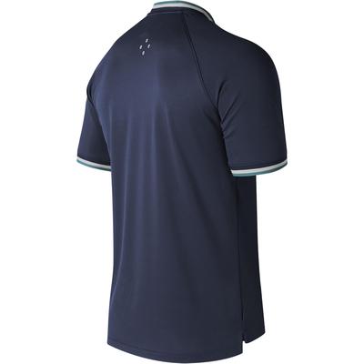 New Balance Mens Tournament Henley Top - Pigment Blue - main image