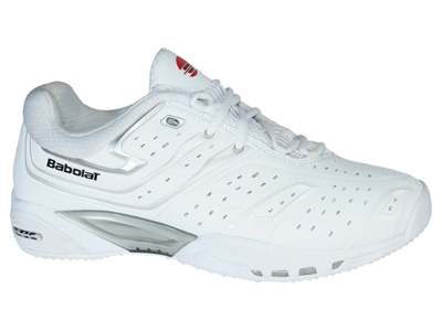 Babolat Mens Team GRASS Court Tennis Shoes - White - main image