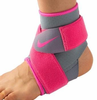 Nike Pro Compression Ankle Wrap 2.0 - Grey/Pink Pow