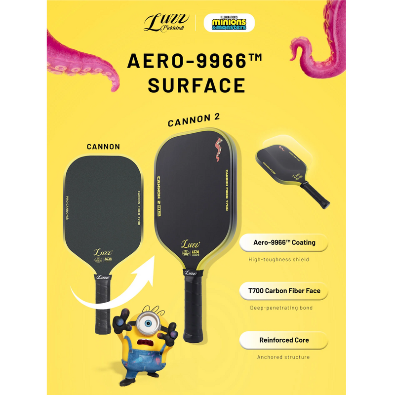 Luzz Minions Cannon2 M1 Pickleball Paddle - main image