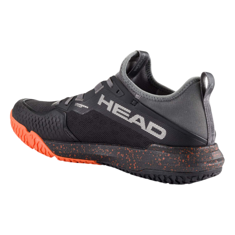 HEAD Mens Motion Pro Pickleball Shoes - Black/Orange - main image