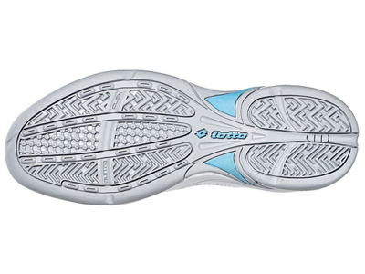 Lotto Womens Court Logo III Tennis Shoes - White/Angel Blue - main image