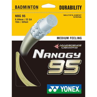 Yonex Nanogy 95 Badminton String Set - Gold - main image