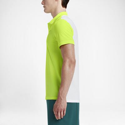 Nike Mens Advantage Breathe Polo - Volt/White - main image