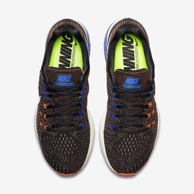Nike Mens Air Zoom Structure 19 Running Shoes - Black/Total Crimson - main image