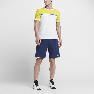Nike Mens Challenger Premier Rafa Crew - Opti Yellow/White - main image