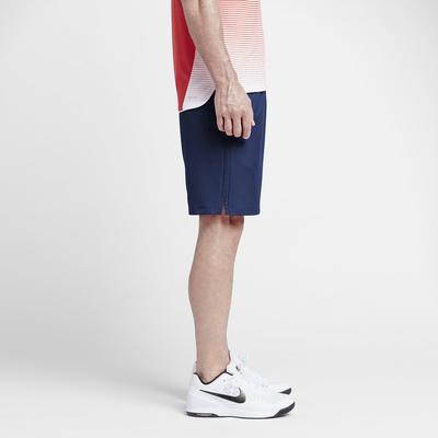 Nike Mens Court Graphic 9 Inch Tennis Shorts - Midnight Navy - main image