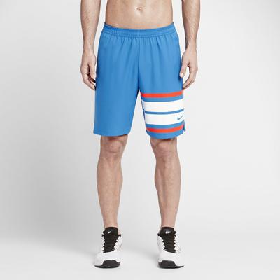 Nike Mens Court Graphic 9 Inch Tennis Shorts - Light Photo Blue - main image