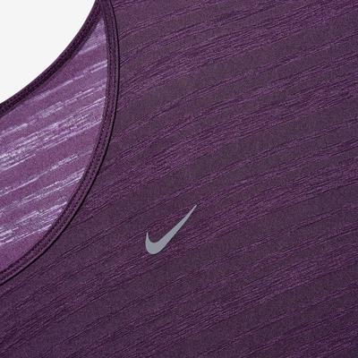 Nike Womens Dri-FIT Cool Breeze Running Top - Mulberry - main image