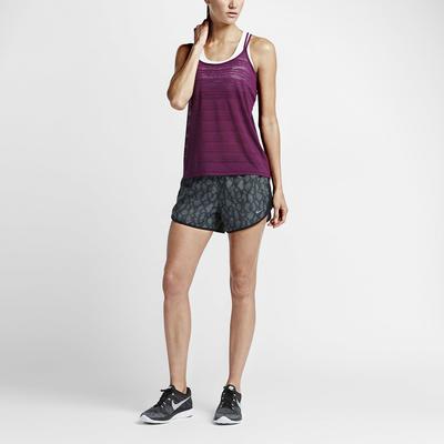 Nike Womens Dri-FIT Cool Strappy Tank Top - Mulberry - main image