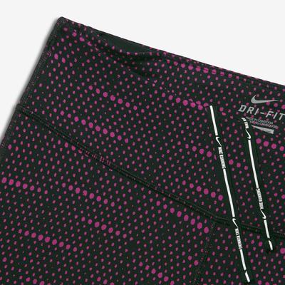 Nike Womens Dri-FIT Epic Run Tights - Black/Hot Pink - main image