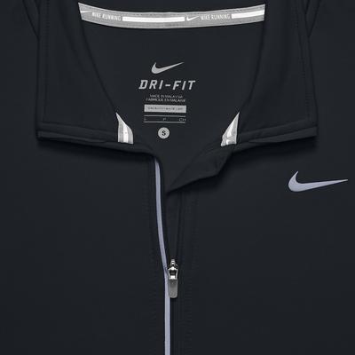 Nike Womens Element 1/2 Zip L.S. Running Shirt - Black - main image