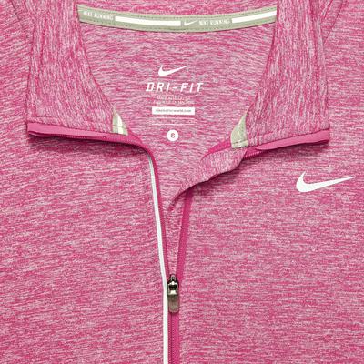 Nike Womens Element 1/2 Zip L.S. Running Shirt - Vivid Pink/Heather - main image