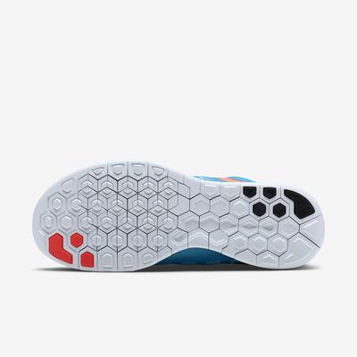 Nike Mens Free 5.0+ Running Shoes - Blue Lagoon/Bright Crimson - main image