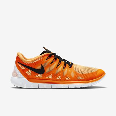 Nike Mens Free 5.0+ Running Shoes - Orange/Black - main image