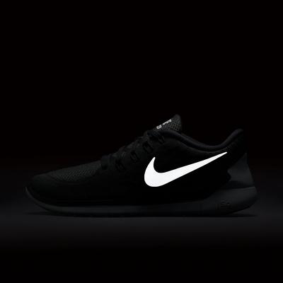 Nike Mens Free 5.0+ Running Shoes - Black/White - main image