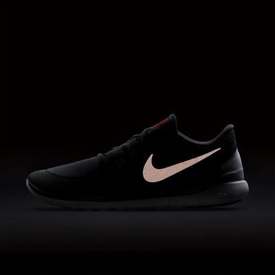 Nike Mens Free 5.0+ Running Shoes - Anthracite/Bright Crimson - main image