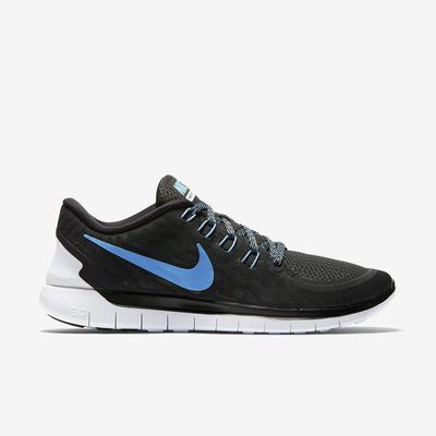 Nike Mens Free 5.0 Running Shoes - Black/University Blue/White - main image