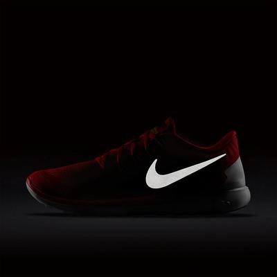 Nike Mens Free 5.0+ Running Shoes - Bright Crimson/Total Orange ...