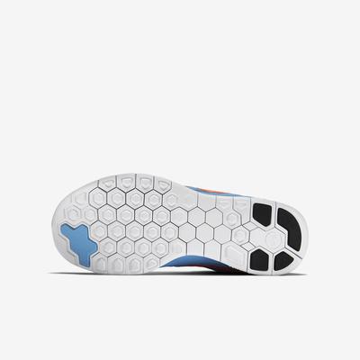 Nike Girls Free 5.0+ Running Shoes - Lakeside/Blue Lagoon - main image