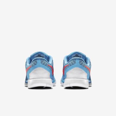 Nike Girls Free 5.0+ Running Shoes - Lakeside/Blue Lagoon - main image