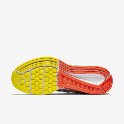 Nike Mens Air Zoom Structure 19 Running Shoes - Grey/Yellow - main image