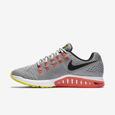 Nike Mens Air Zoom Structure 19 Running Shoes - Grey/Yellow - main image