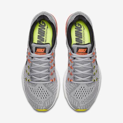 Nike Mens Air Zoom Structure 19 Running Shoes - Grey/Yellow - main image