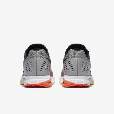 Nike Mens Air Zoom Structure 19 Running Shoes - Grey/Yellow - main image