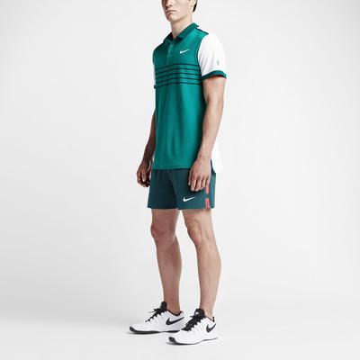 Nike Mens Premier Gladiator 7" Shorts - Teal/Hot Lava - main image